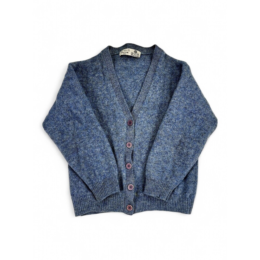 Woolmark 100% Wool V-Neck Button Cardigan - Medium